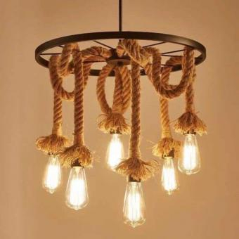 Lustra vintage - Lustra rustica 6x e27