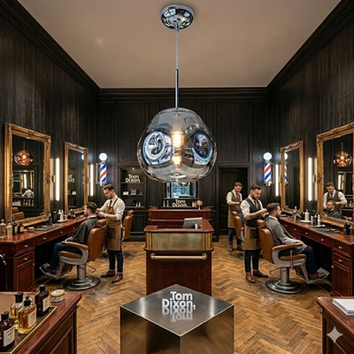 Lustra globuri - Pendul led elegant e27x1 Argintiu