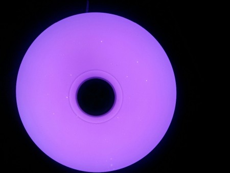Aplica LED - Plafoniera LED dimabila RGB cu difuzor bluetooth si telecomanda 24W