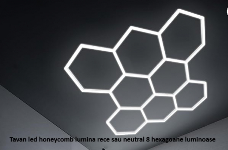 set 8 led honeycomb tavan [1]