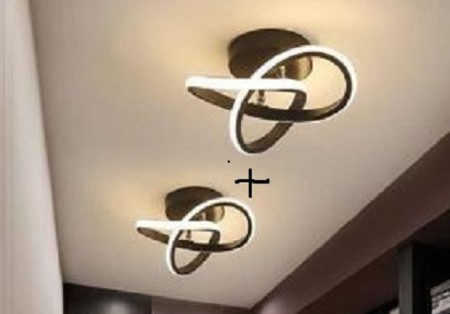 Lustra led infinit - Set lustra infinit 20w ( 2 buc)
