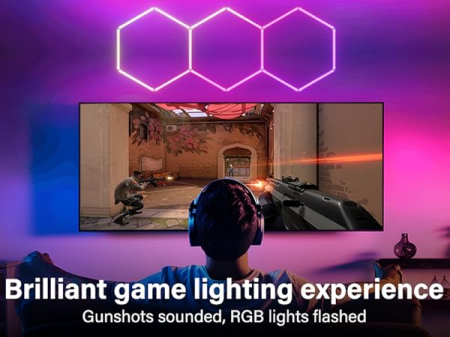 Iluminat Industrial Led - Tavan led honeycomb RGB dream