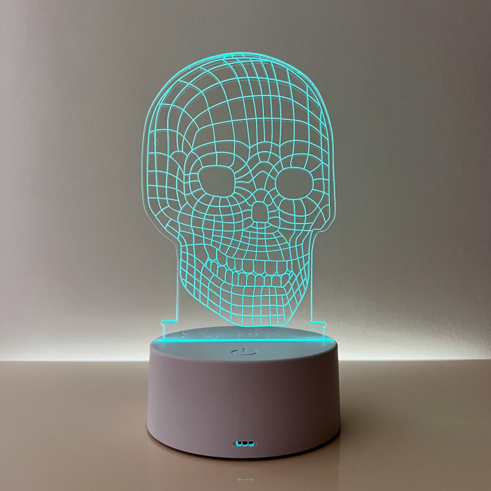 Lampa de veghe 3D LED, Craniu [3]