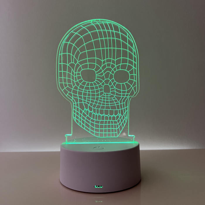 Lampa de veghe 3D LED, Craniu [2]
