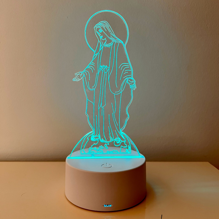 Lampa de veghe 3D LED, Fecioara Maria [4]