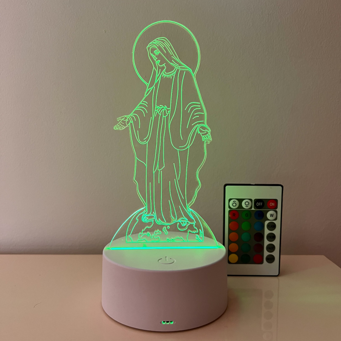 Lampa de veghe 3D LED, Fecioara Maria [3]