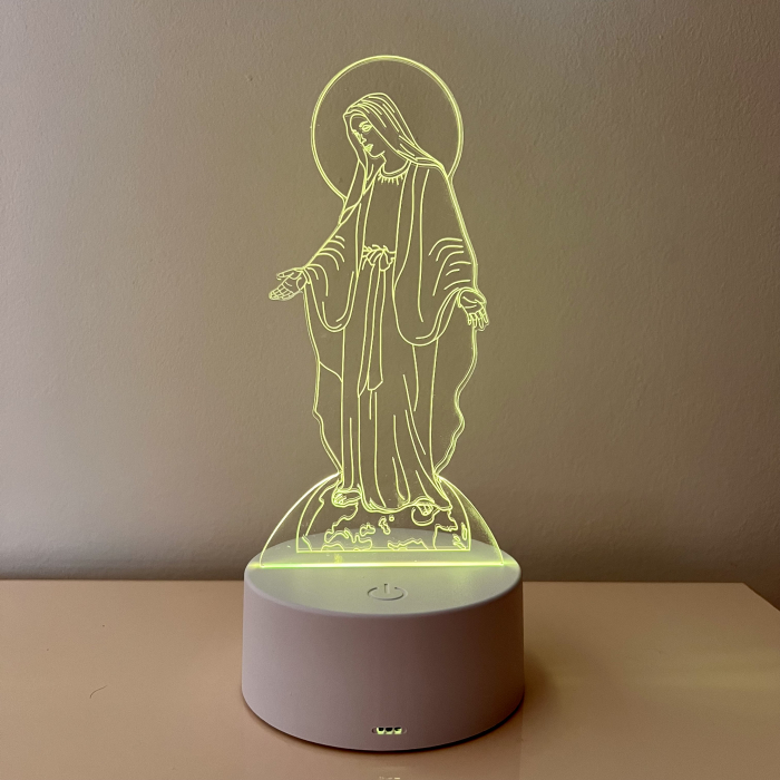 Lampa de veghe 3D LED, Fecioara Maria [7]