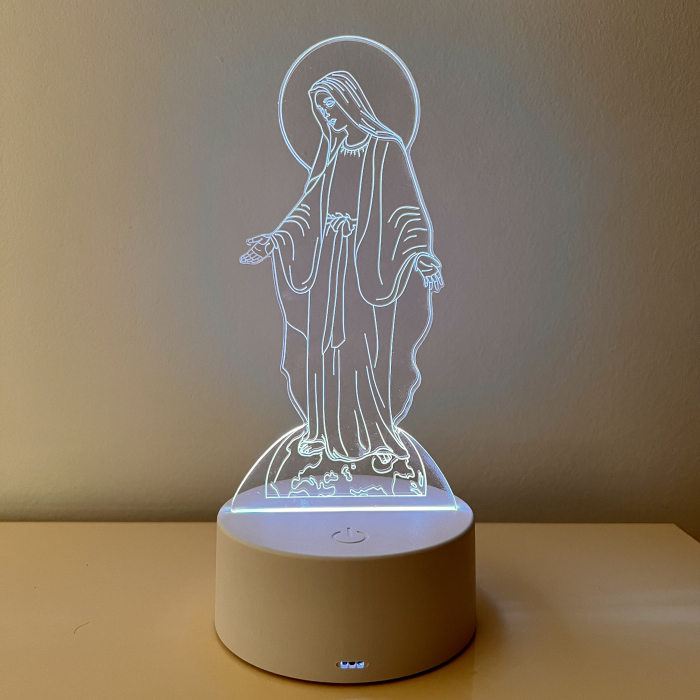 Lampa de veghe 3D LED, Fecioara Maria [5]