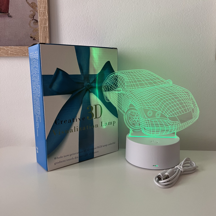 Lampa de veghe 3D LED, Masina [4]