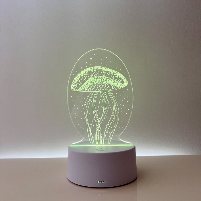 Lampa de veghe 3D LED, Meduza [3]