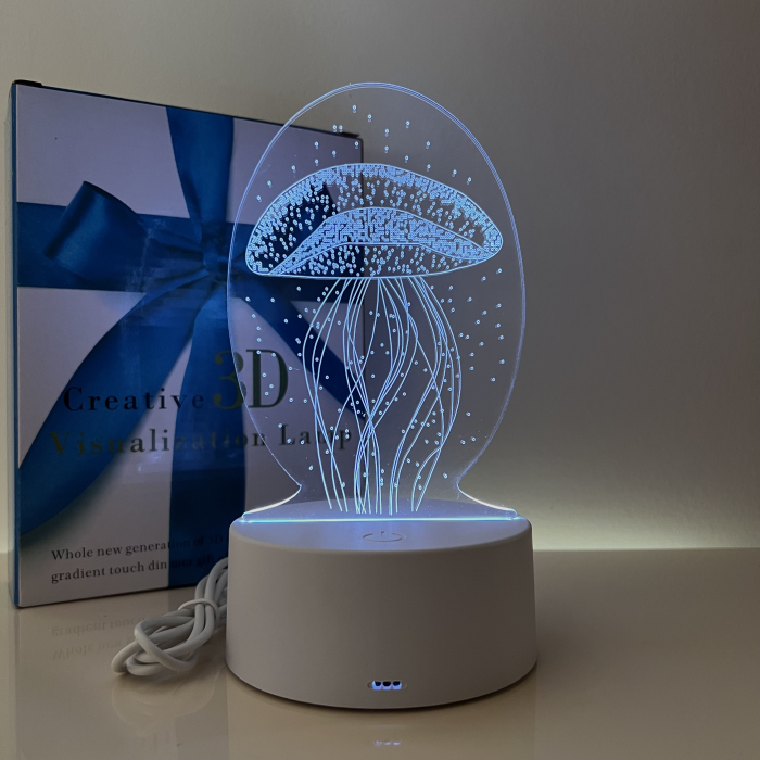 Lampa de veghe 3D LED, Meduza [5]