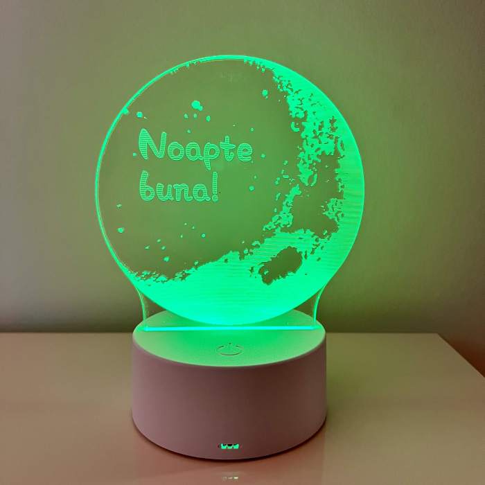 Lampa de veghe 3D LED, Noapte buna [3]