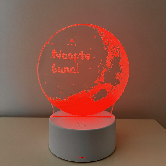 Lampa de veghe 3D LED, Noapte buna [4]