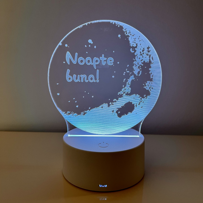 Lampa de veghe 3D LED, Noapte buna [2]