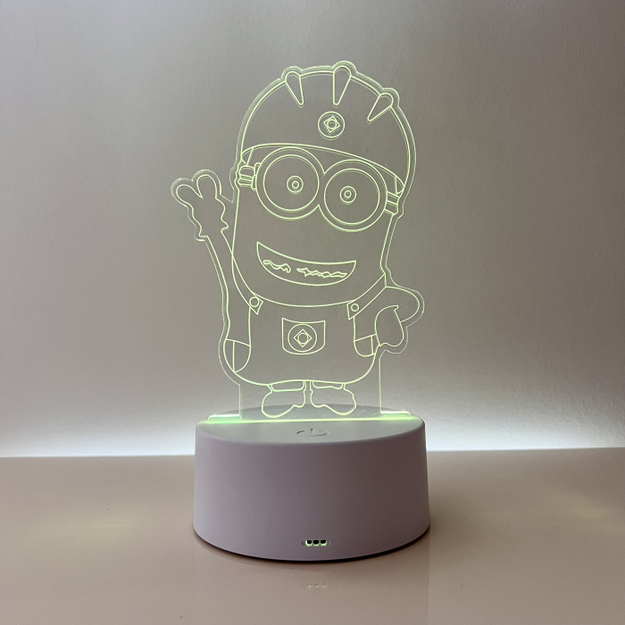 Lampa de veghe 3D LED, personalizata Minions [1]