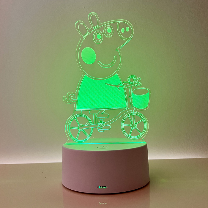 Lampa de veghe 3D LED, personalizata PeppaPig [1]