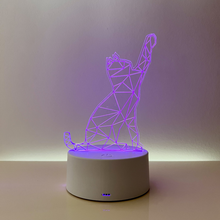Lampa de veghe 3D LED, Pisicuta [2]