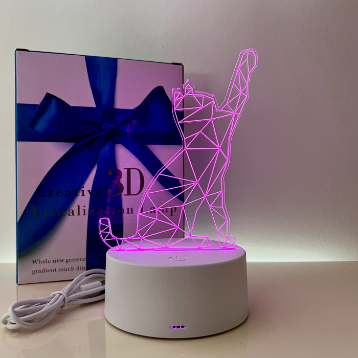 Lampa de veghe 3D LED, Pisicuta [5]