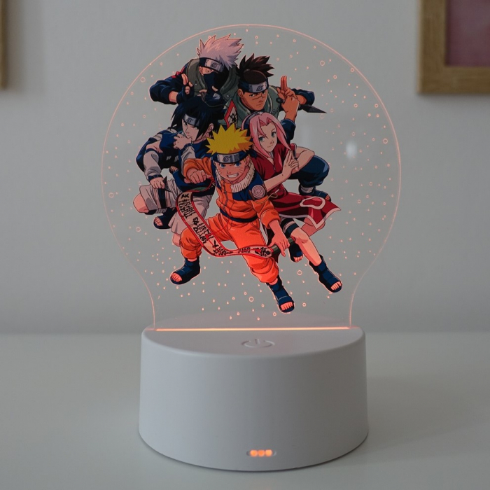 Lampa de veghe LED personalizata, anime Naruto Friends [2]