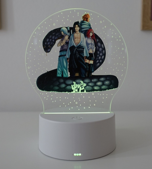 Lampa de veghe LED personalizata, anime Naruto/ Taka Sasuke [2]