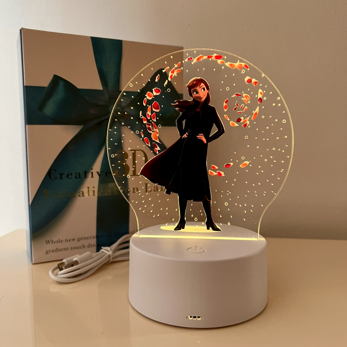 Lampa de veghe LED personalizata, Anna/ Frozen [3]