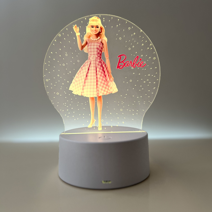 Lampa de veghe LED, personalizata Barbie [1]