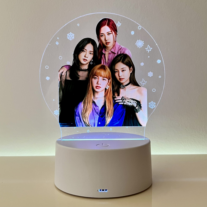 Lampa de veghe LED, personalizata BlackPink [2]