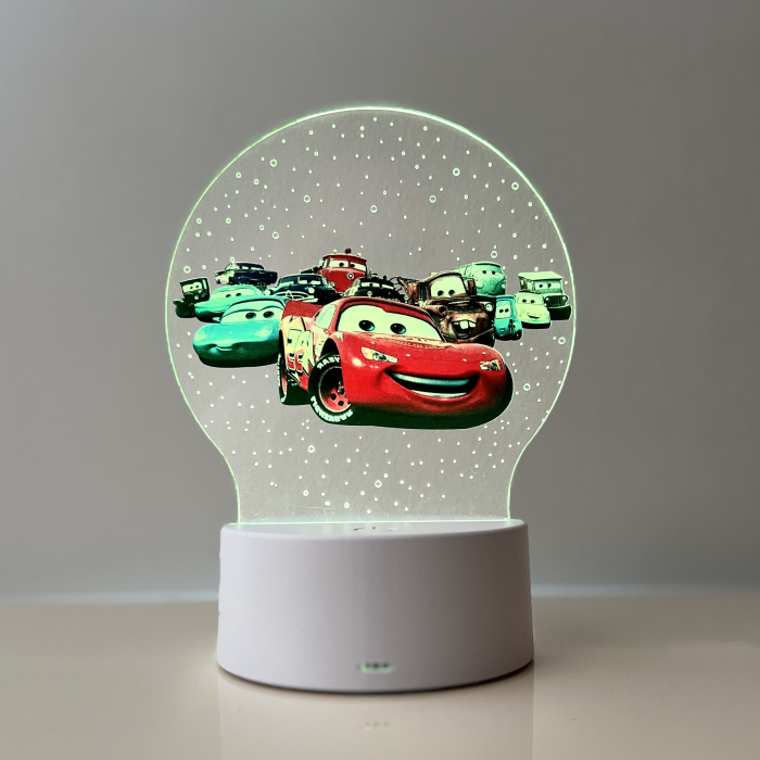 Lampa de veghe LED, personalizata Cars [1]