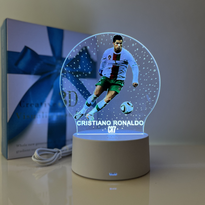 Lampa de veghe LED, personalizata Cristiano Ronaldo [4]