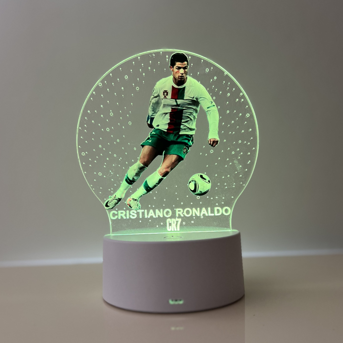 Lampa de veghe LED, personalizata Cristiano Ronaldo [2]