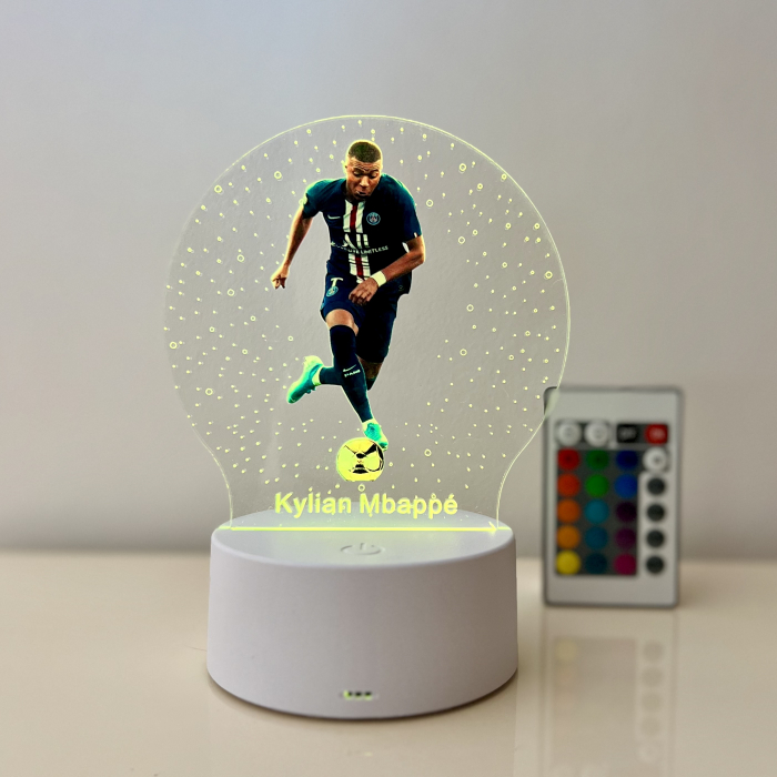 Lampa de veghe LED, personalizata Kylian Mbappe [2]