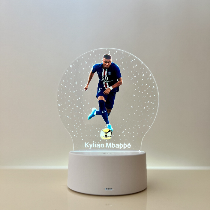 Lampa de veghe LED, personalizata Kylian Mbappe [3]