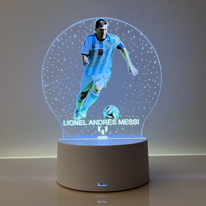 Lampa de veghe LED, personalizata Lionel Messi [2]