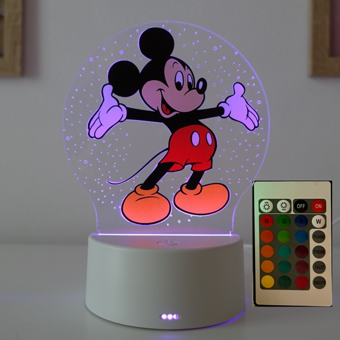 Lampa de veghe LED personalizata, Mickey Mouse [2]