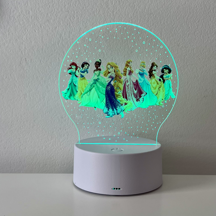 Lampa de veghe LED personalizata, Printese [2]