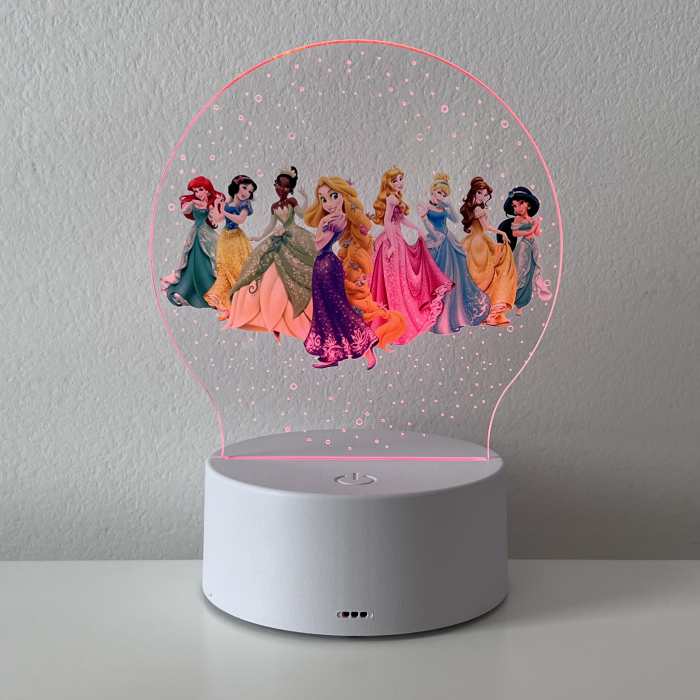 Lampa de veghe LED personalizata, Printese [3]