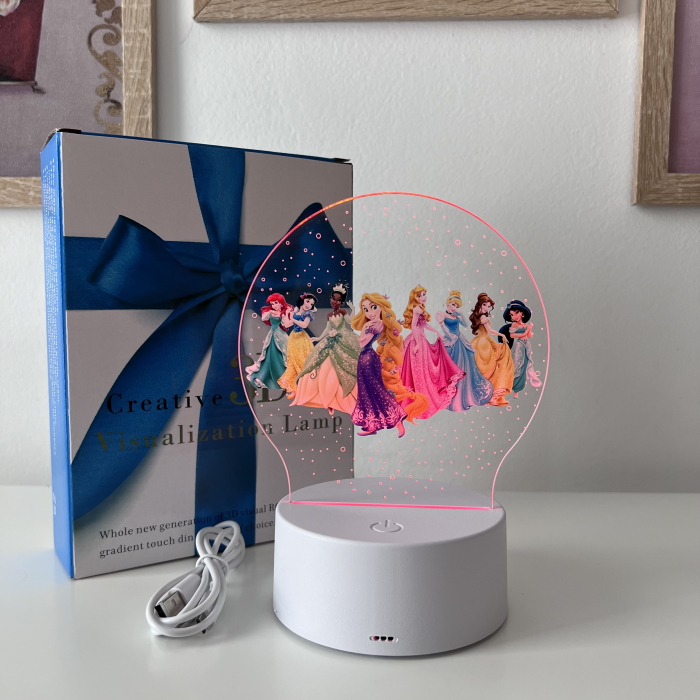 Lampa de veghe LED personalizata, Printese [4]