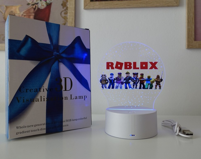 Lampa de veghe LED personalizata, Roblox [3]