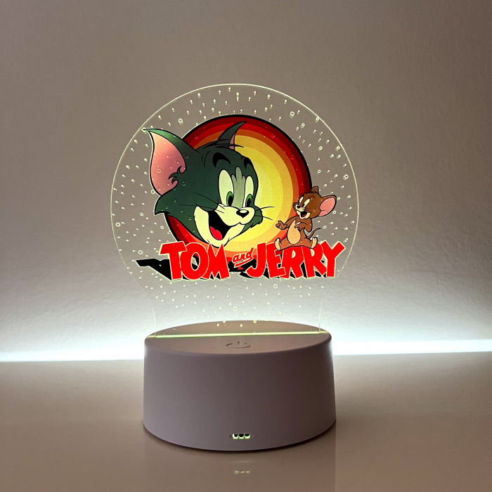 Lampa de veghe LED, personalizata Tom si Jerry [1]