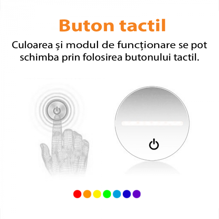 Lampa de veghe LED, personalizata BTS- Back On Top [4]