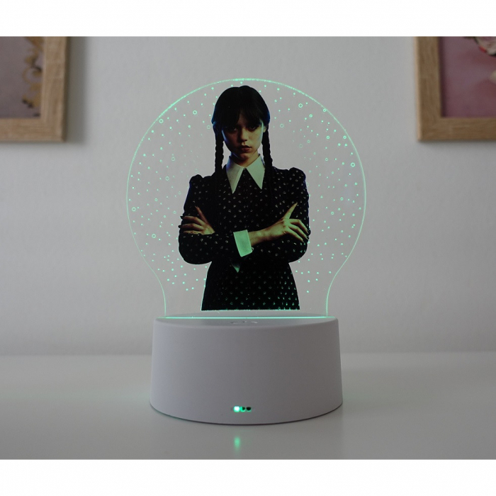 Lampa de veghe LED, personalizata Wednesday [2]