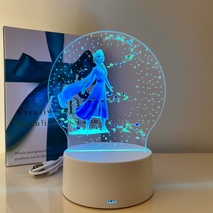 Lampa de veghe personalizata, Elsa/ Frozen [4]