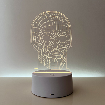Lampa de veghe 3D LED, Craniu [3]