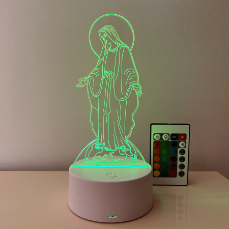 Lampa de veghe 3D LED, Fecioara Maria [2]