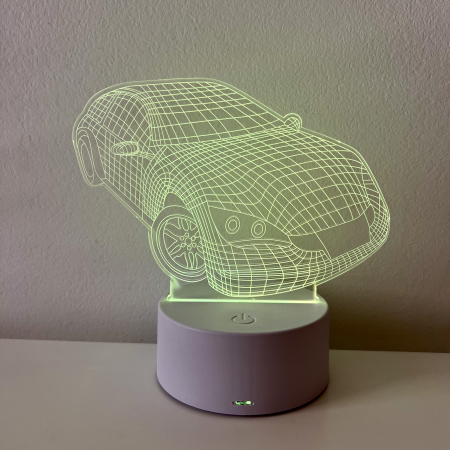 Lampa de veghe 3D LED, Masina [1]