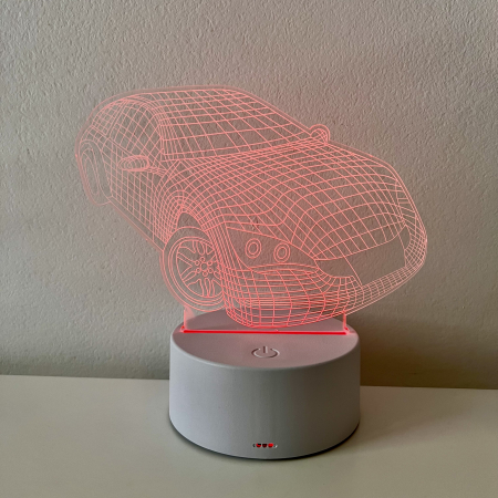 Lampa de veghe 3D LED, Masina [2]