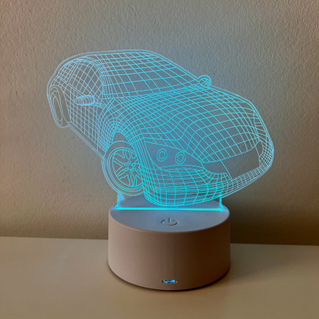 Lampi de veghe 3D - Lampa de veghe 3D LED, Masina