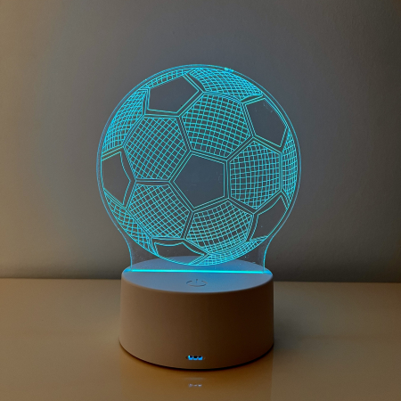 Lampa de veghe 3D LED, Minge [1]