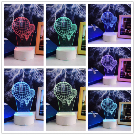 Lampa de veghe 3D LED, personalizata Baloane [1]