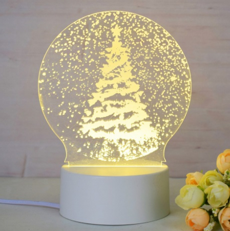 Produse - Lampa de veghe 3D LED, personalizata Bradut